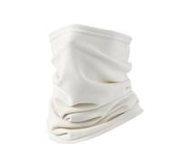XFSRG Cache Cou Thermique d’Hiver en Polaire - Masque Coupe Vent et Chauffant pour Cyclisme Moto Ski Randonnée Unisexe Chaud et Respirant (Blanc)