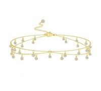 XFSRG Ceinture Chaine Femme Dorée Élégante Chaîne de Taille Bijoux Fantaisie pour Femmes Accessoire Mode Sexy et Raffiné pour Plage Fêtes et Quotidien (Or 1)