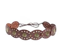 XFSRG Ceinture Femme Style Cowboy Mode Accessoires Ceintures Élégantes Pour Robe (Marrone)