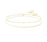 XFSRG Chaîne de Taille Femme Ondulations D'été Sexy Bijoux Ceinture de Corps Ajustable Chaîne Taille Bohème Couches Bikini Sexy Ceinture Ventre Jeans Robe Chaine Décoration Bijoux Accessoires