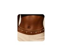 XFSRG Chaîne de Ventre avec Pendentif Perles pour Femme Taille Chaîne en