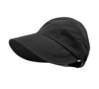 XFSRG Chapeau de Soleil UPF 50+ Casquette Femme Capeline Casquette Visiere Sport Eté Chapeau de Protection Anti-UV sans Maquillage Queue Cheval Plage Cassquette Baseball Camping Pêche Jardinage