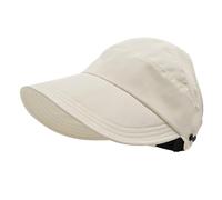 XFSRG Chapeau de Soleil UPF 50+ Casquette Femme Capeline Casquette Visiere Sport Eté Chapeau de Protection Anti-UV sans Maquillage Queue Cheval Plage Cassquette Baseball Camping Pêche Jardinage