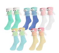 XFSRG Chaussettes Amusantes avec Mains Magnétiques Lot de 5 Paires de Chaussettes Aimantées pour Amis et Partenaires pour Chaussette Personnalisée Femmes