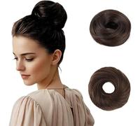 XFSRG Chignon Donut Messy Bun Postiche Cheveux Synthétiques Naturel Volumateur Coiffure Élastique Rapide