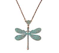 XFSRG Collier Femme Libellule Vintage Acier Inoxydable Design Unique Collier Bijoux Élégant pour Toutes Occasions