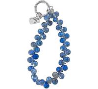 XFSRG Cordon Téléphone Portable en Cristal Charme Dragonne Bijoux avec Patchs Chaîne Compatible avec iPhone Samsung et Autres Smartphones (Bleu)