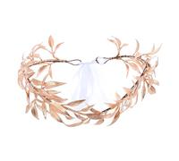 XFSRG Couronne de Laurier Dorée Élégante Diadème Femme pour Mariage Fête et Cosplay Bijou Cheveux Médiéval