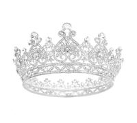 XFSRG Couronne de Mariage Rond Délicat et Élégant Diademe Strass Étincelants Délicat et Élégant pour les Mariages et Autres Occasions Spéciales
