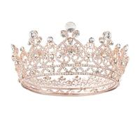 XFSRG Couronne de Mariage Rond Délicat et Élégant Diademe Strass Étincelants Délicat et Élégant pour les Mariages et Autres Occasions Spéciales