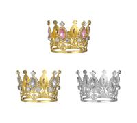XFSRG Couronne Princesse Femme en Cristal Brillant Diadème Élégant Accessoire de Mariage et Soirée pour Adultes et Enfants