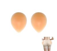 XFSRG Coussinets Fessiers en Silicone Auto-adhésifs pour Augmentation des Fesses Amplificateur de Hanches Réutilisable pour Femmes Lingerie Push-up Invisible pour Toutes Occasions (Couleur chair, L)