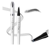XFSRG Crayon Sourcils Liquide Quatre Pointes Précision Longue Durée Résistant Eau Maquillage Professionnel Naturel