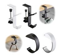 XFSRG Crochets Robustes en Forme de J Patères 4 Pièces Pratique Murale Patères avec Vis Patere Porte Manteau