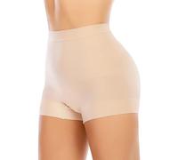 XFSRG Culotte Gainante Femme Hanche Enhancer Confortable Gaine Ventre Plat Short Taille Haute Invisible Gainant sous Vetement Ventre Plat Contrôle Sculptante Gainante（Couleur de Peau XL）