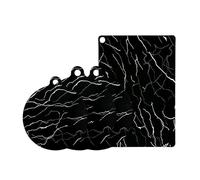 XFSRG Dessous de Plat en Silicone pour Couvercle de Plaque, Rond et Rectangulaire, Protège Surface contre Rayures et Graisses, Passe au Lave-Vaisselle, Accessoire Pratique de Cuisine