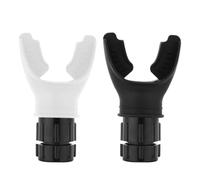 XFSRG Entraineur Respiratoire 2 Pcs Lung Trainer Sport Exerciser Breathing Outils Portables à Résistance Réglable pour Amélioration de la Capacité Pulmonaire (Noir + blanc)