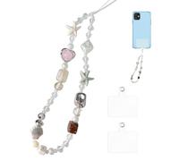 XFSRG Etoile de mer Pendentifs pour Téléphones Bijoux de Telephone Portable Décoration Caméra pour Sac Porte-clés Appareil Photo Portefeuille (Bleu 1)