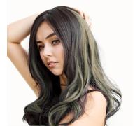 XFSRG Extension Cheveux Naturel Colorés Rainbow Highlights Hair Bouclés Pieces Postiches Synthétiques pour Enfants Femmes Filles Party Festival Cosplay