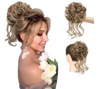 XFSRG Extension Cheveux Naturel Perruque d'Oreiller Pod Longue Barbe Design Soie Haute Température Style Duveteux Convient pour les Voyages et les Dîners de Fête