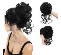 XFSRG Extension Cheveux Naturel Perruque d'Oreiller Pod Longue Barbe Design Soie Haute Température Style Duveteux Convient pour les Voyages et les Dîners de Fête