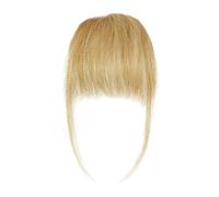 XFSRG Extensions à Clips Frange Naturelle Blonde Extension de Cheveux Synthétiques pour Toutes Occasions (Blond)