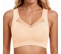 XFSRG Femmes Bra Underwear Set Ensemble Soutien-Gorge Et SlipHaute Élasticité avec Coussinets Bralette Classiques Brassière(Blanc,XL)