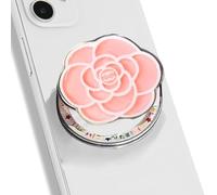 XFSRG Fleur de Camélia Support et Grip Magnétique Adsorption Puissante Support de Téléphone Pliable Compact et Portable Utilisation Multi Scénarios