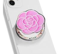 XFSRG Fleur de Camélia Support et Grip Magnétique Adsorption Puissante Support de Téléphone Pliable Compact et Portable Utilisation Multi Scénarios