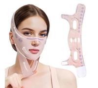 XFSRG Gaine Double Menton Masque Visage Anti Double Menton Bandeau Lifting Visage Face Lift Masque Double Menton Amincissant Réutilisable Raffermissant Visage Contour V-Line