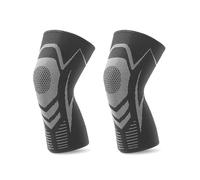 XFSRG Genouillère Compression Élastique Sport Protection Articulation Rotulienne Maintien Stabilisateur Course Randonnée Récupération Athlétique