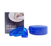 XFSRG Goutiere Dent Bruxisme Silicone Orthese Anti Ronflement Respiratoire pour le Sommeil Nocturne(Bleu)