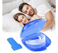 XFSRG Gouttière Anti Ronflement Efficace Puissant Orthèse Anti Ronflement en Silicone Dispositif Anti-Ronflement avec Étui de Rangement Pour un Sommeil Paisible et Réparateur