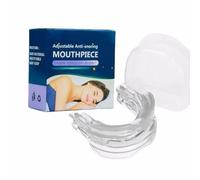 XFSRG Gouttiere Dentaire Bruxisme Thermoformable Kit Anti-Ronflement, ProtèGe-Dents Moulable Alignement Aligneur Adulte Goutiere Dent Pour Un Sommeil Plus Confortable Et Reposant(Transparent)
