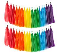 XFSRG Guirlande Multicolore Décoration Anniversaire Fête Enfants Élégante et Scintillante (Série colorée)