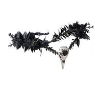 XFSRG Halloween Bandeaux Femme Fleurs Bandeau Cheveux Serre Tête Accessoires Gothiques pour Cheveux Accessoires Rétro pour les Fêtes