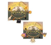 XFSRG Halloween Bracelet Femme Charms Bracelet Fille Bijoux Femme Mode Fantaisie Accessoires pour Soirée Déguisée (Couleur 2)