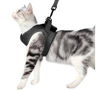 XFSRG Harnais Chat Confortable et Respirant Anti Évasion Velcro Puissant Réglable Accessoires pour Animaux de Compagnie