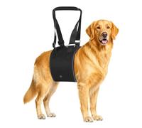 XFSRG Harnais pour Chien Handicapé Porteur Chien Sling Harnais de Levage Réglable pour Les Chiens Agés Blessés ou Handicapés (Noir L)