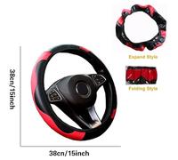 XFSRG Housse Volant Carbone Texture Antidérapante Premium Couvre Volant Auto Universel Protection Volant Voiture Confortable Respirant