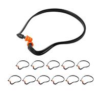 XFSRG Lot de 12 Bouchons d'oreilles Réutilisables en Silicone avec Arceau Réduction du Bruit Protection Étanche pour Industrie Piscine Nuit et Bureau