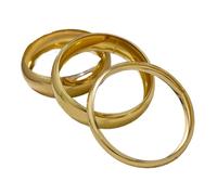 XFSRG Lot de 3 Bracelets Larges Femme Bracelet Oversize Minimaliste Statement Bijou Mode Pour Quotidien et Fête （Or）