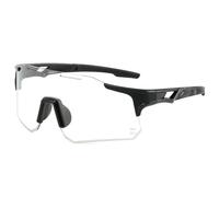 XFSRG Lunette Cycliste Homme avec UV400 et Étui à Lunettes Design Moderne et Protection pour Cyclisme et Running (Noir)