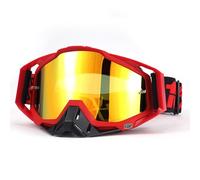XFSRG Lunette De Cyclisme PolariséE Lunettes De Moto Lunettes VéLo Masque Ski Protection 100% Anti-Vent Pour Descente Cross & Sports ExtéRieurs