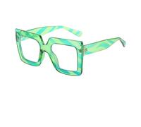 XFSRG Lunettes Anti Lumière Bleue à Montures Carrées pour Femme et Hommes Lunettes pour Lecture Jeux et Bureau Anti-éblouissement avec Etui (Vert)