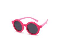 XFSRG Lunettes De Soleil Enfant Rose Rondes Mode Lunettes Soleil Bébé Protection UV Accessoires Chic Pour Filles