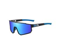 XFSRG Lunettes de Soleil Polarisées Cyclisme Contre le Vent Protection UV400 avec Étui à Lunettes pour Homme Femme Vélo Pêche Course Conduite l'Alpinisme(Bleu)