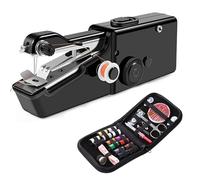 XFSRG Machine à Coudre Portable Mini Enfile Aiguille Manuel Needle Threader Seam Ripper Kit Couture Voyage Accessoire Couture Compact avec Étui de Rangement (Noir)