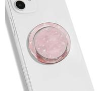 XFSRG Magnet Anneau Telephone Portable Texturée Seashell Magnetic Phone Holder Magnet Support Telephone Portable Béquille De Téléphone Poignée Magnétique(Rose)