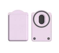 XFSRG Magnetic Slot Card Holder PU Porte Carte Bancaire Portefeuille Magnetique Contient 3 Cartes Accessoire Telephone Portable Magnet Pochette Carte pour Shopping(Rose, S25)